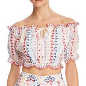 Red Carter Top